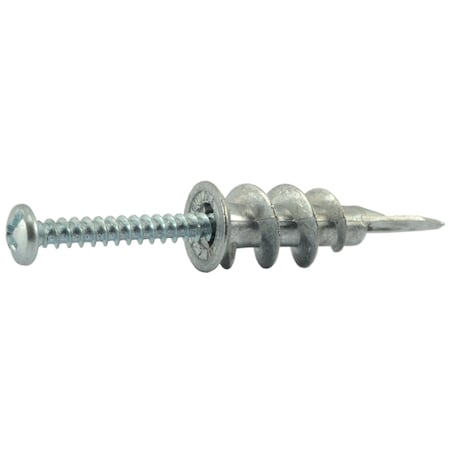 Midwest Fastener Screw Anchor, Metal, 50 PK 07904